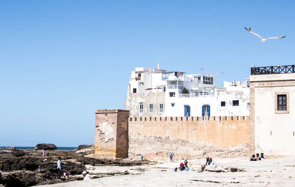 les remparts d'essaouira à visiter en famille